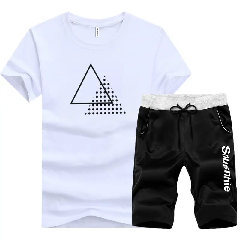 Men Graphic T-Shirt Shorts Summer set