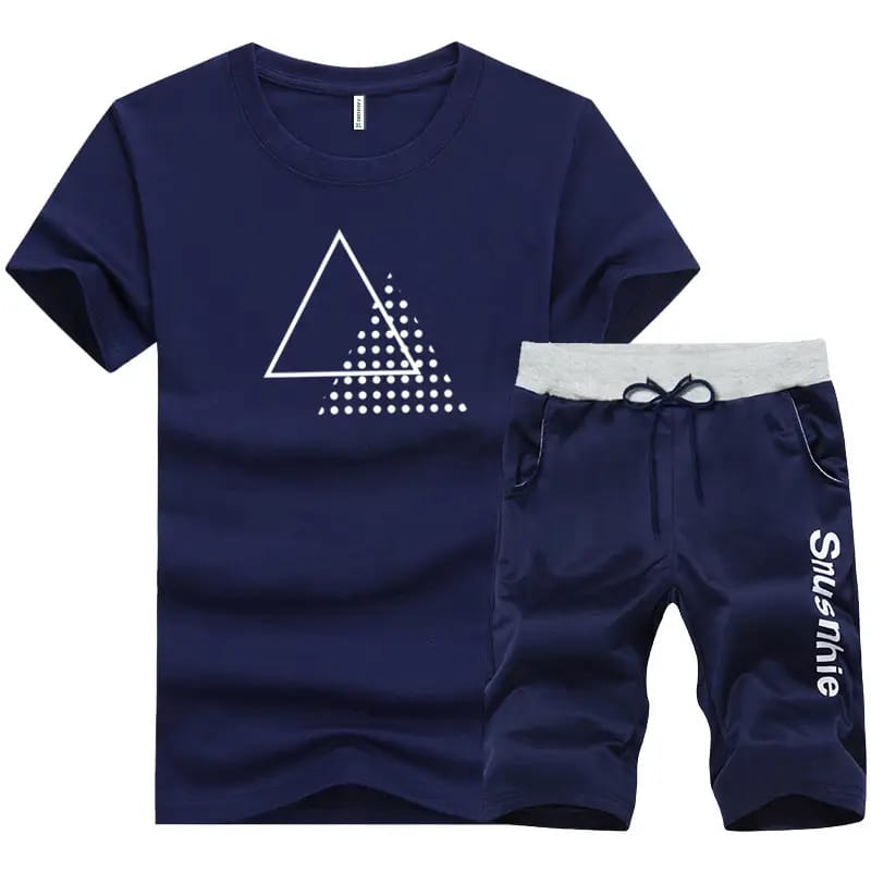 Men Graphic T-Shirt Shorts Summer set