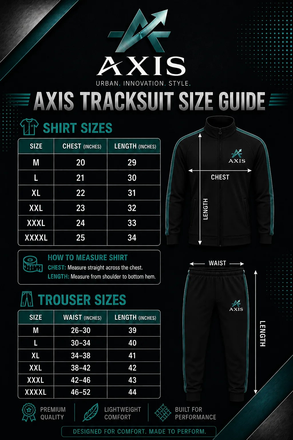 AXIS PREMIUM SAFARI TRACKSUITS 