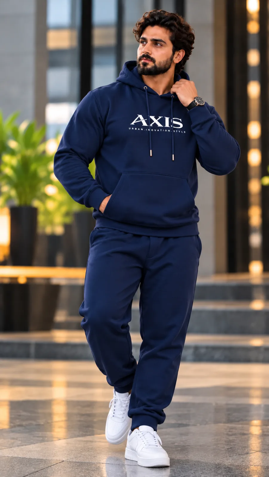 AXIS Signature Tracksuit with adjustable hoodie 