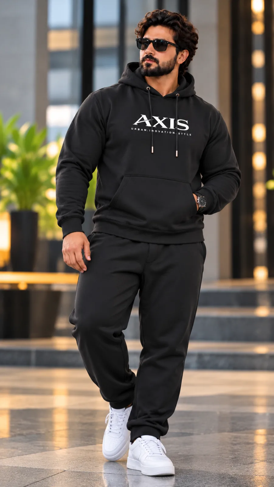 AXIS Signature Tracksuit with adjustable hoodie 