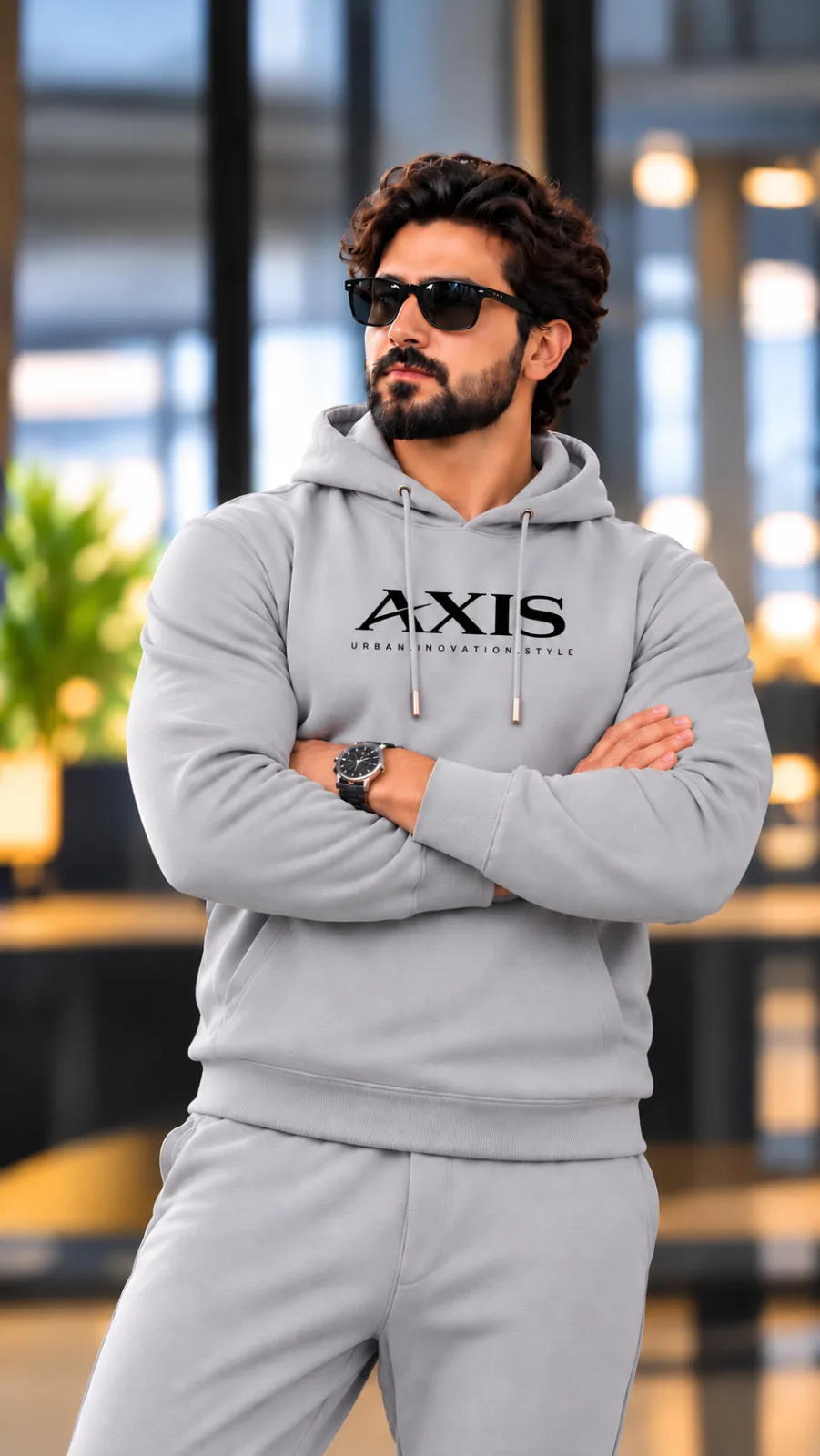 AXIS Signature Tracksuit with adjustable hoodie 